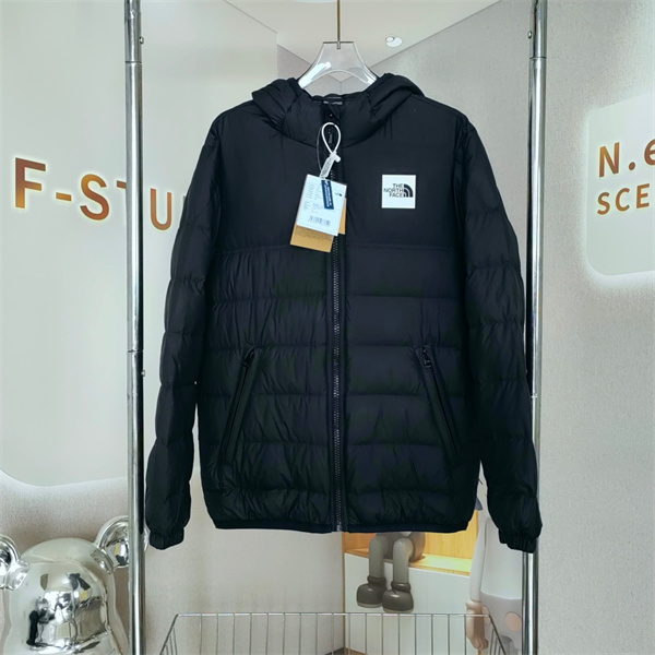 トップス THE NORTH FACE 偽物 ダウンジャケット フード付き ワッペン ザノースフェイス