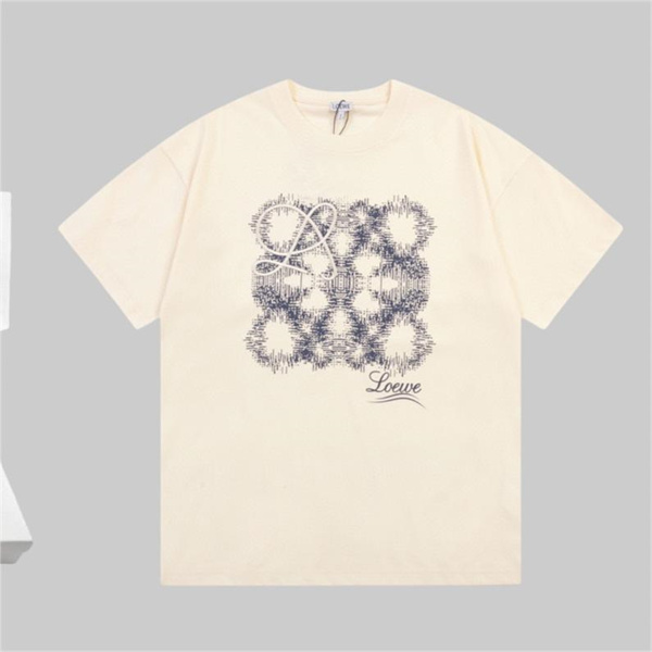 LOEWE コピー Ｔシャツ ロエベ 刺繡 Anagramロゴ 春夏コレクション ユニセックス