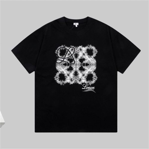 LOEWE コピー Ｔシャツ ロエベ 刺繡 Anagramロゴ 春夏コレクション ユニセックス