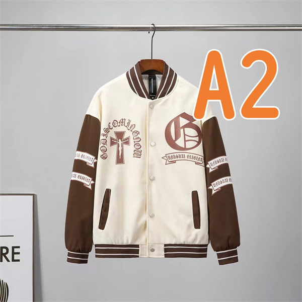 クロムハーツCHROME HEARTS コピー ジャケット 梵文 ロゴ ユニセックス オーバーサイズ 