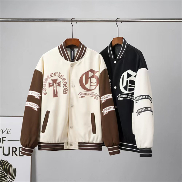 クロムハーツCHROME HEARTS コピー ジャケット 梵文 ロゴ ユニセックス オーバーサイズ 