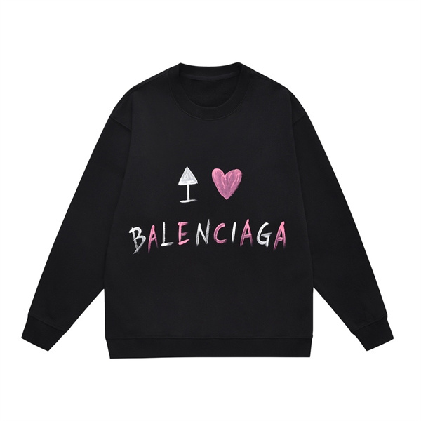 バレンシアガBALENCIAGA スーパーコピー トレーナー ハートロゴ クルーネック プリント ユニセックス 