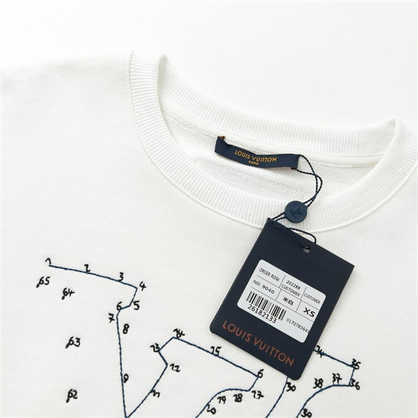 LOUIS VUITTON スーパーコピー トレーナー Gold Mine シリーズ 刺繡 ロゴ ルイヴィトン