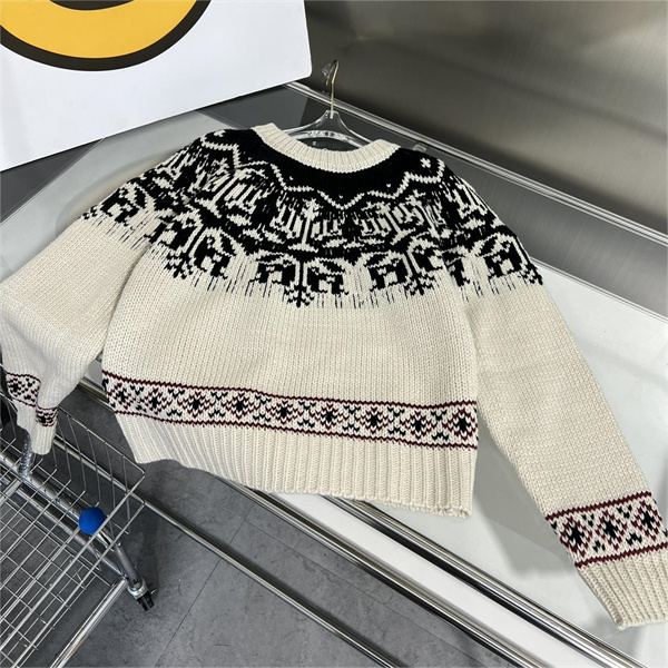 セリーヌ スーパー コピー セーター ニット ウール 雪花パターン CELINE