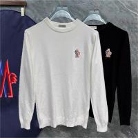 MONCLER コピー セーター Mロゴ ワッペン ニット 混紡素材 2色 モンクレール