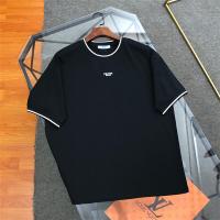 プラダ コピー Ｔシャツ 刺繡 ロゴ 定番 立体 シンプル ユニセックス ミニマル PRADA