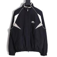 BALENCIAGA スーパーコピー ジャケット ロゴ 刺繡 パッチワーク 3B sports バレンシアガ