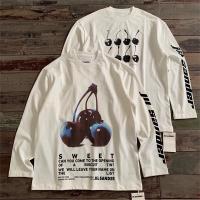 デザイン ジルサンダー 偽物 長袖Ｔシャツ サクランボ ロゴ プリント 可愛い 純綿 JIL SANDER