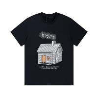 ルイヴィトン 偽物 Ｔシャツ プリント ロゴ 男女兼用 ゆったりサイズ LOUIS VUITTON