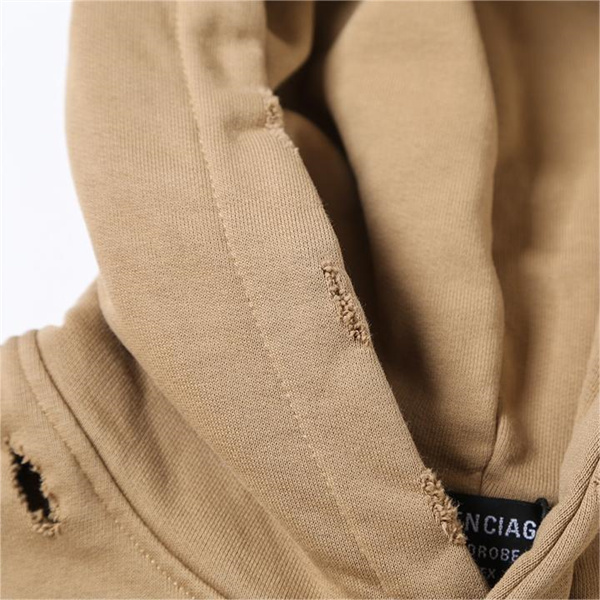 バレンシアガ スーパーコピー パーカー メタルプリント ロゴ BALENCIAGA フーディ ユニセックス 