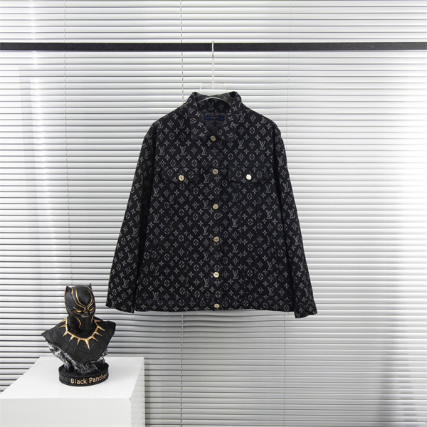 ルイヴィトン 偽物 ジャケット モノグラム 柄 プリント 刺繡 レディー ユニセックス LOUIS VUITTON