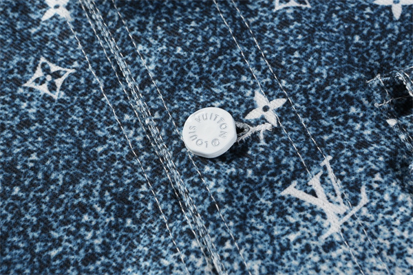 LOUIS VUITTON コピー デニムジャケット  モノグラム グラデーションカラー ルイヴィトン