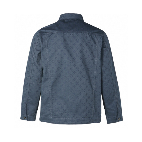 LOUIS VUITTON スーパーコピー デニムジャケット モノグラム ジャカード シンプル ルイヴィトン