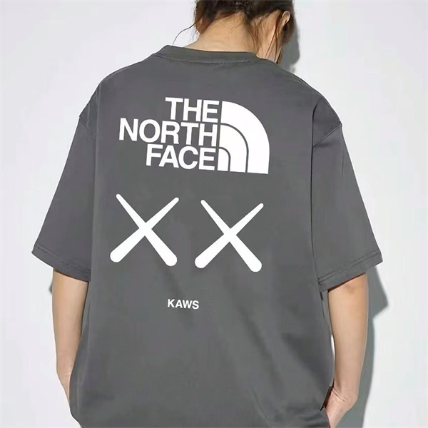 Xx Kaws X ザノースフェイス スーパーコピー Tシャツ 純綿素材 オーバーサイズ THE NORTH FACE