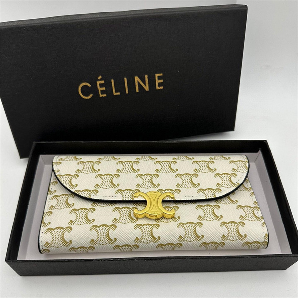 セリーヌ スーパーコピー 三つ折り財布 モノグラム ロゴ カード収納 小銭収納 CELINE 