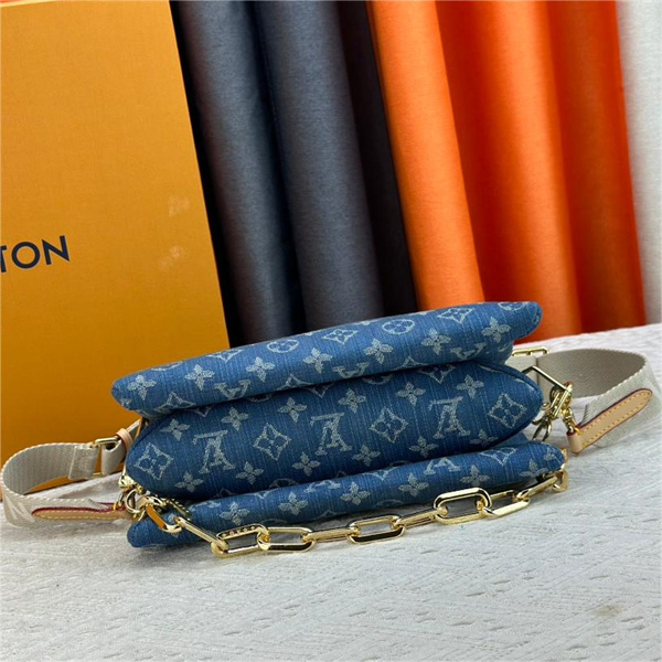 M24564 LOUIS VUITTON スーパーコピー ショルダーバッグ Coussin クッサン PM  デニム ルイヴィトン