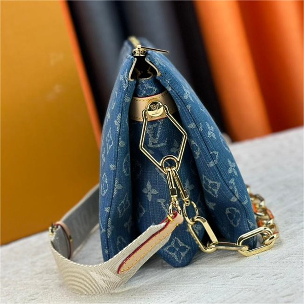 M24564 LOUIS VUITTON スーパーコピー ショルダーバッグ Coussin クッサン PM  デニム ルイヴィトン