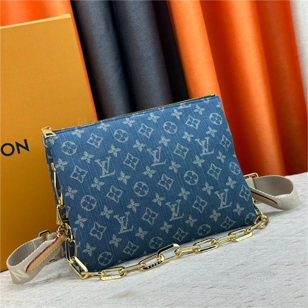 M24564 LOUIS VUITTON スーパーコピー ショルダーバッグ Coussin クッサン PM  デニム ルイヴィトン