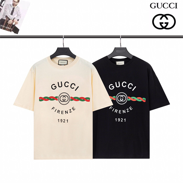 GUCCI 偽物 Ｔシャツ インターロッキングG FIRENZE 1921 コットン