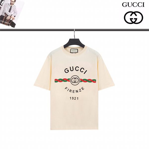 GUCCI 偽物 Ｔシャツ インターロッキングG FIRENZE 1921 コットン