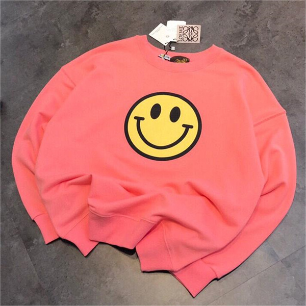 smiley ｘ LOEWE コピー トレーナー Best mood everyday プリント ロエベ