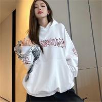 BALENCIAGA スーパーコピー パーカー DIY Metal Outline オーバーサイズ マフポケット 火 バレンシアガ