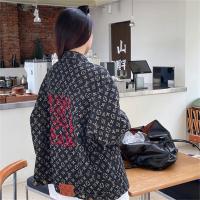 ルイヴィトン 偽物 ジャケット モノグラム 柄 プリント 刺繡 レディー ユニセックス LOUIS VUITTON
