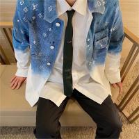 LOUIS VUITTON コピー デニムジャケット  モノグラム グラデーションカラー ルイヴィトン