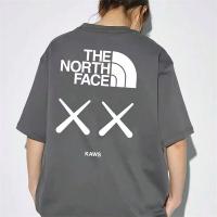 Xx Kaws X ザノースフェイス スーパーコピー Tシャツ 純綿素材 オーバーサイズ THE NORTH FACE