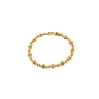 クロムハーツ スーパーコピー ブレスレット Tiny E シリーズ 22K ロゴ エメラルド CHROME HEARTS