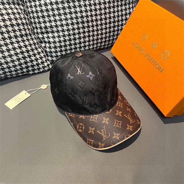 LOUIS VUITTON コピー キャップ モノグラム 柄 ロゴ 刻印 ルイヴィトン 調節可能