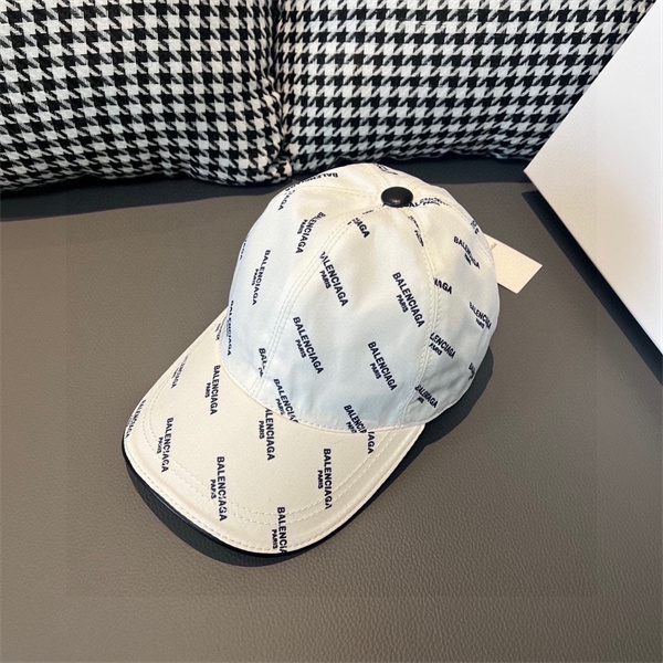 BALENCIAGA コピー キャップ モノグラム ロゴ 純綿生地 調節可能 バレンシアガ