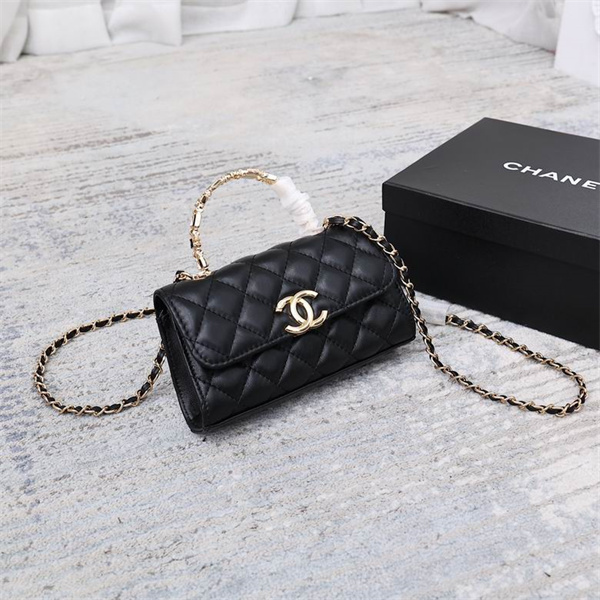 シャネル CHANEL コピー ショルダーバッグ ハンドル チェーン ミニサイズ エレガント