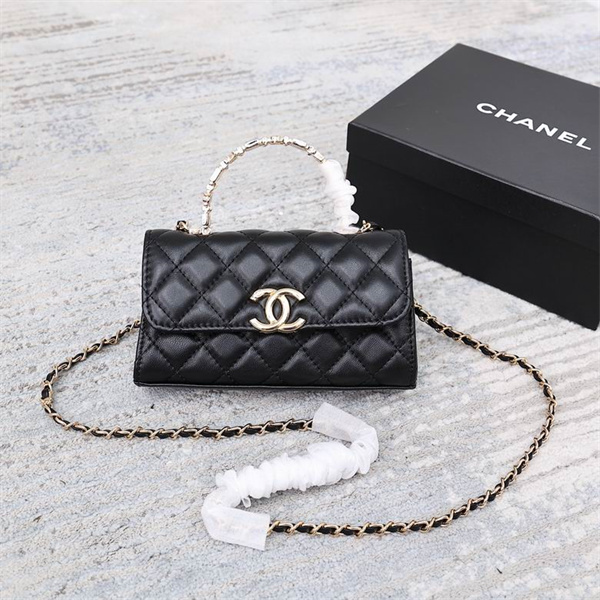 シャネル CHANEL コピー ショルダーバッグ ハンドル チェーン ミニサイズ エレガント