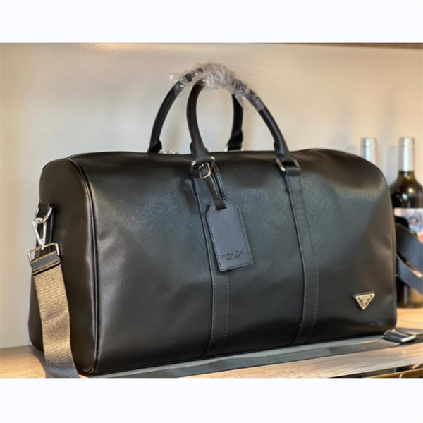 プラダ スーパーコピー ボストンバッグ ナイロン 調節可能ベルト メタル 三角 ロゴ PRADA