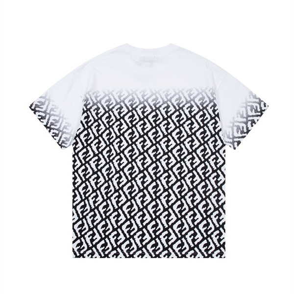 FENDI 偽物 Ｔシャツ モノグラム FFロゴ グラデーションデザイン フェンディ