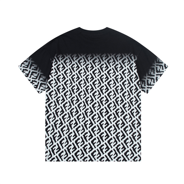 FENDI 偽物 Ｔシャツ モノグラム FFロゴ グラデーションデザイン フェンディ