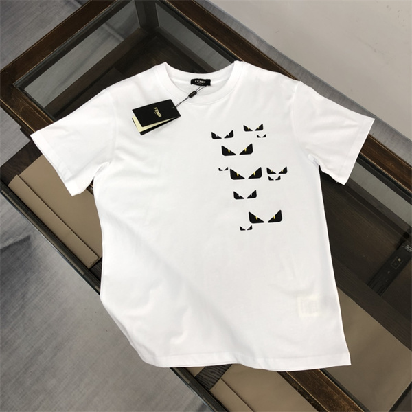 FENDI スーパーコピー Ｔシャツ モンスターロゴ コウモリ 可愛い 純綿生地 フェンディ 