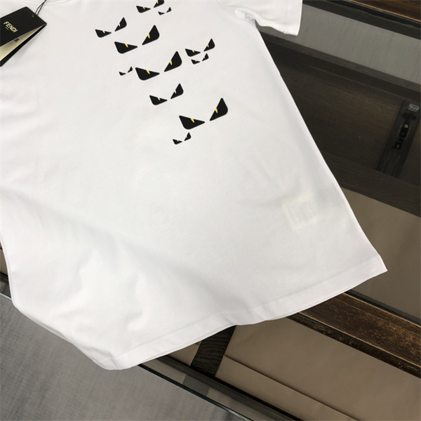 FENDI スーパーコピー Ｔシャツ モンスターロゴ コウモリ 可愛い 純綿生地 フェンディ 