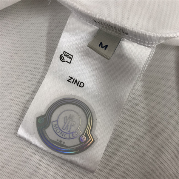 モンクレール 偽物 Ｔシャツ ロゴ プリント ワッペン 純綿生地 MONCLER