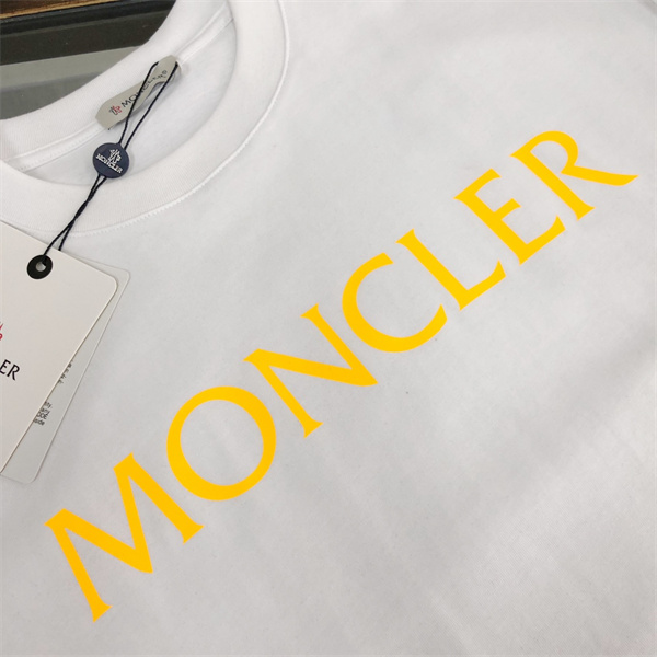 モンクレール 偽物 Ｔシャツ ロゴ プリント ワッペン 純綿生地 MONCLER