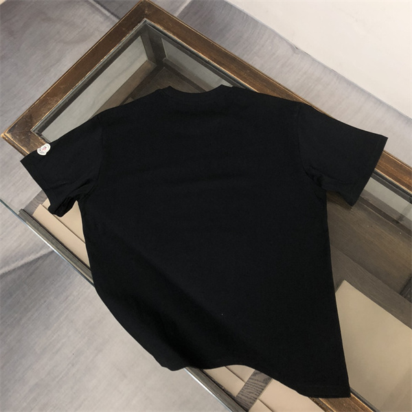 MONCLER コピー Ｔシャツ ロゴ プリント 100%コットン ユニセックス モンクレール 