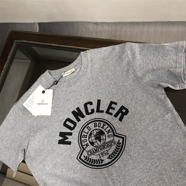 MONCLER スーパーコピー Ｔシャツ ロゴ プリント 純綿生地 3色 モンクレール