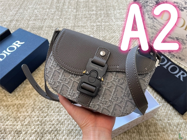 DIOR スーパーコピー メッセンジャーバッグ ストラップ付き ミニ 鞍 縫糸 ディオール
