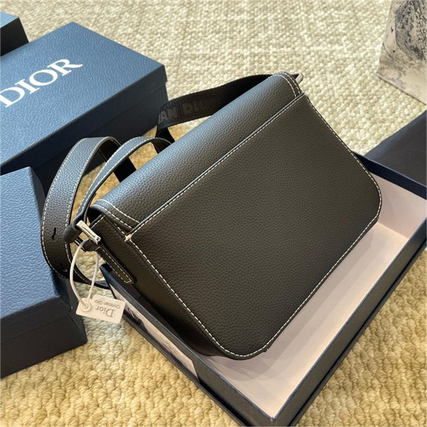 DIOR スーパーコピー メッセンジャーバッグ ストラップ付き ミニ 鞍 縫糸 ディオール