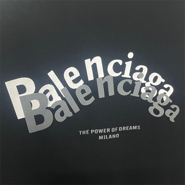 BALENCIAGA スーパーコピー Ｔシャツ ロゴ プリント柄 ユニセックス バレンシアガ 