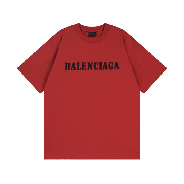 バレンシアガ スーパーコピー Ｔシャツ 定番 ロゴ プリント 綿 BALENCIAGA 