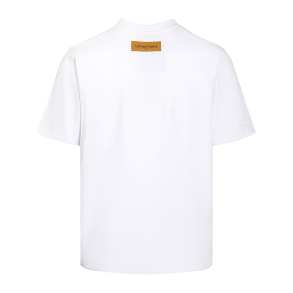 ルイヴィトン コピー Ｔシャツ ロゴ プリント 純綿生地 3色 ユニセックス LOUIS VUITTON