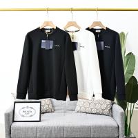 PRADA コピー トレーナー 純綿生地 ロゴ刺繡 ミニマリズムスタイル プラダ