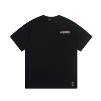 フェンディ 偽物 Ｔシャツ カラフル タオルロゴ 刺繡 レトロ 3色 FENDI